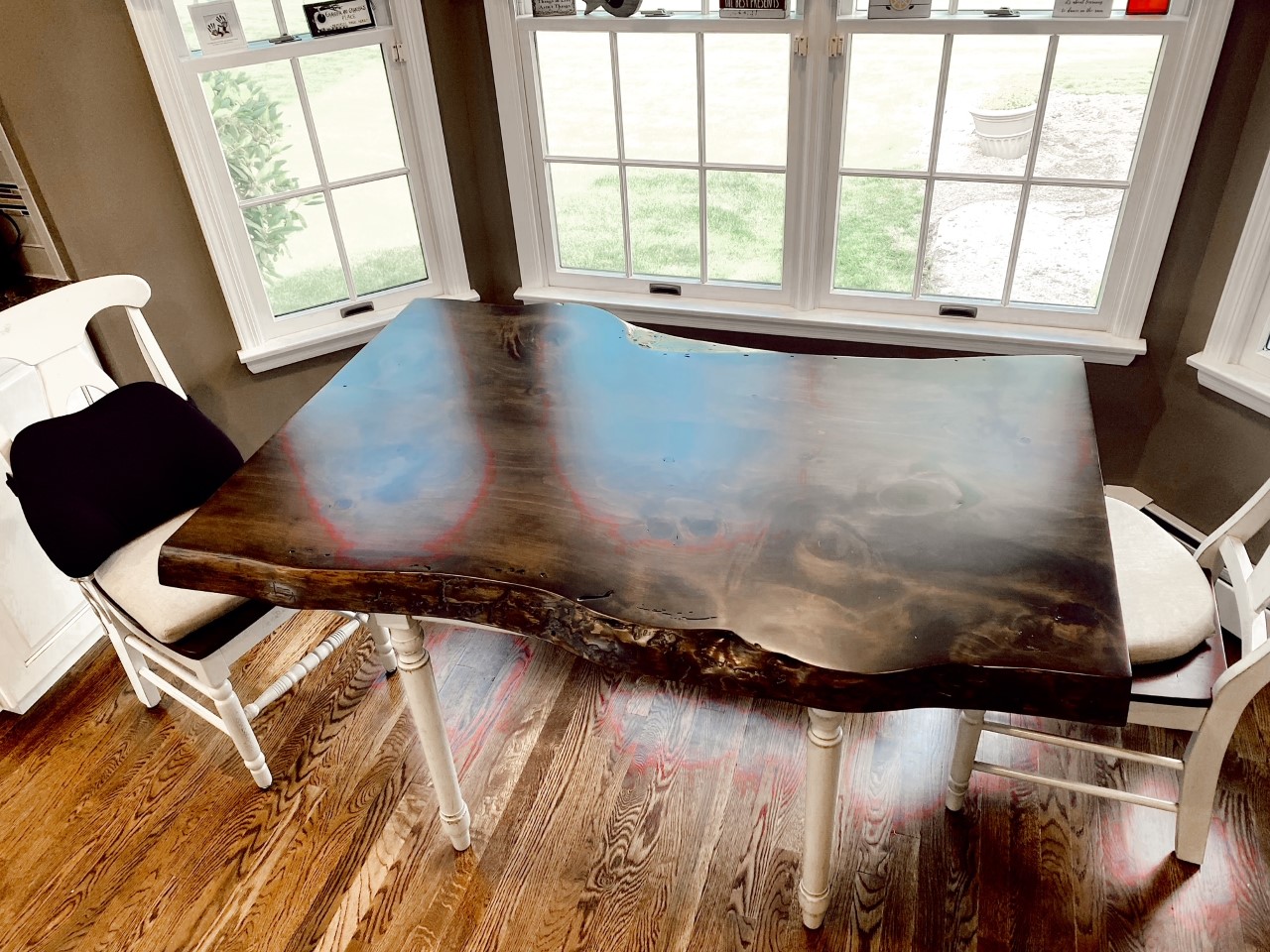 Hardwood Finished Table CNC Furniture by Exotic Woods Furniture