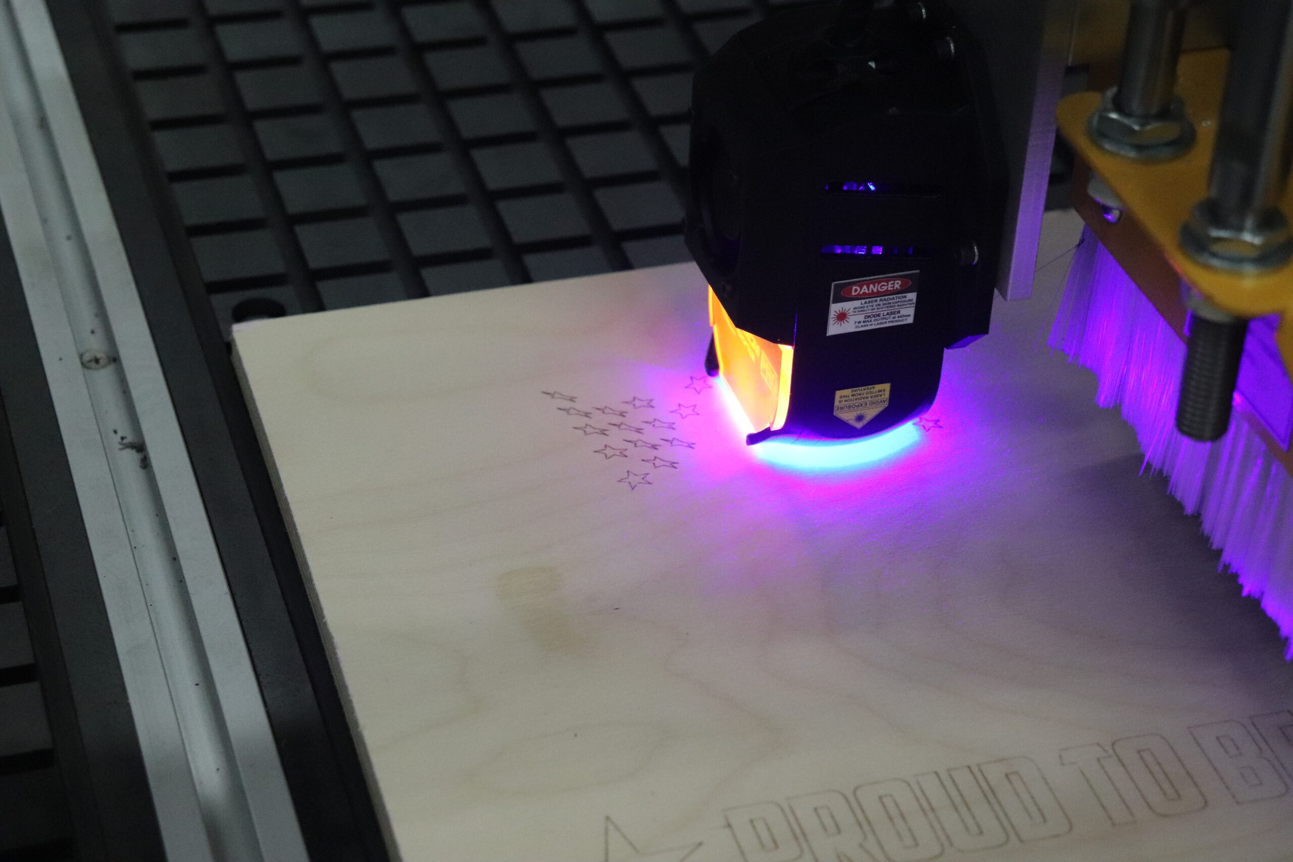 A Laser Attachment Option to Add onto your CNC Router